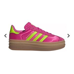 Adidas Gazelle Women's Sneakers in Pink and Lime